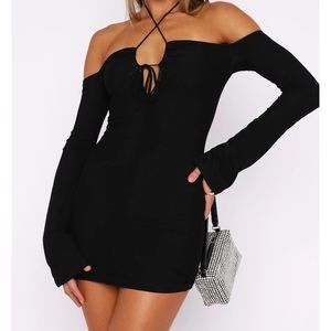 Rock That Body Long Sleeve Mini Dress Black